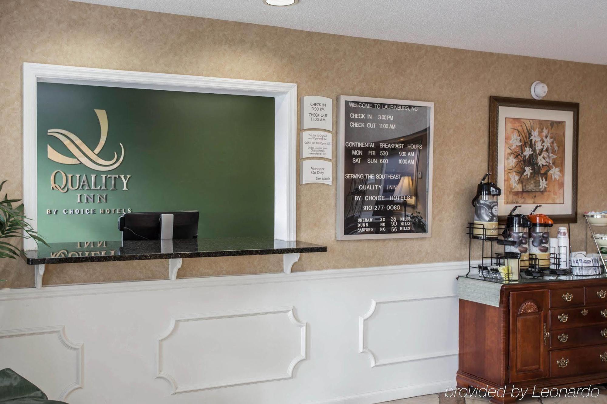 Quality Inn Laurinburg Buitenkant foto